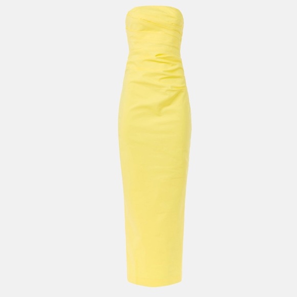 SHONA JOY size 8 This elegant yellow strapless dress ($390 retail) - Picture 2 of 10